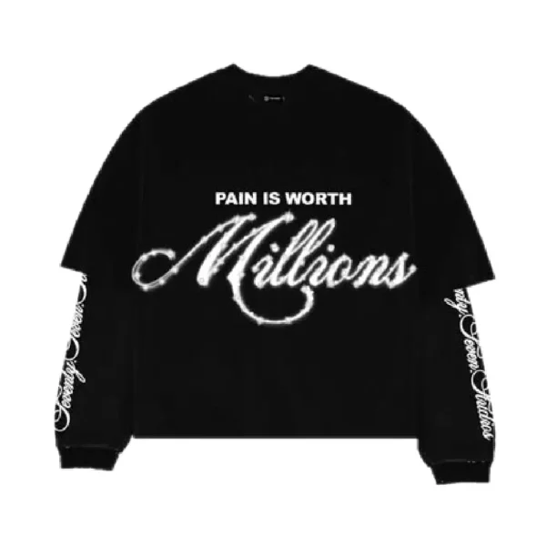 77 Studios “Millions” Long Sleeve Black (1)