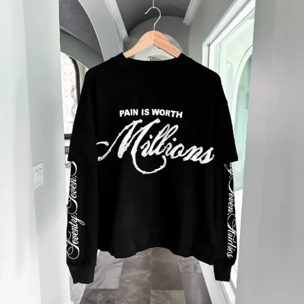 77 Studios “Millions” Long Sleeve Black (6)