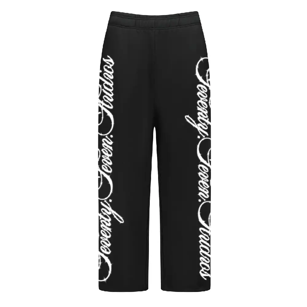 77 Studios Pain is Worth Sweatpants Black