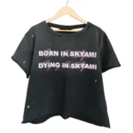 77 Studios Skyami “Dawn” Distressed + Glitter Tee (1)