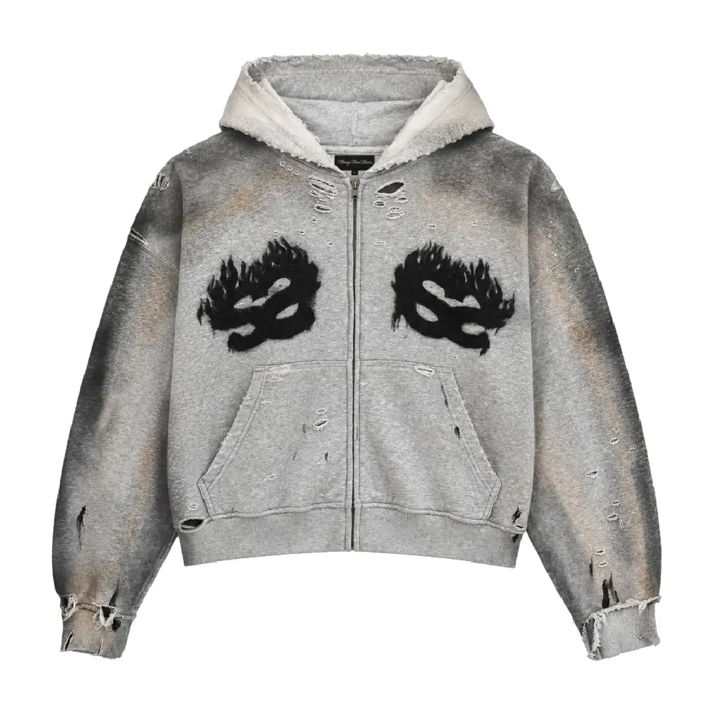 77 Studios Zip Up Hoodie (1)